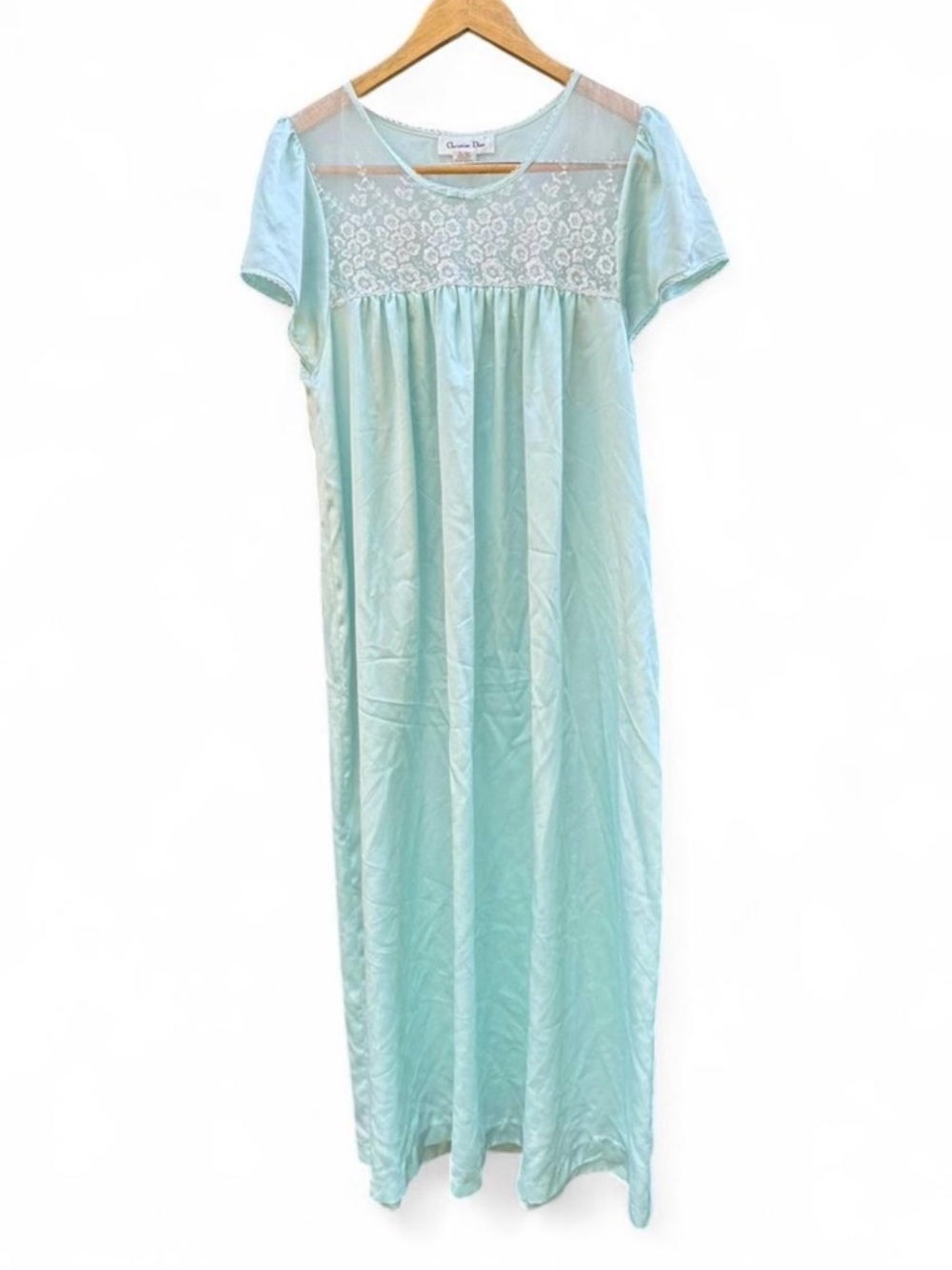 VINTAGE DIOR COQUETTE DREAM Angel Core Nightgown Dress Fairycore Y2k 90s s Rare